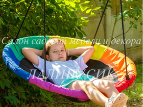 Качеля гнездо уличная подвесная 100 см