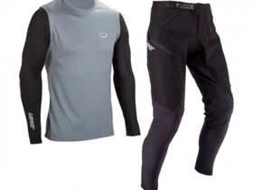 Комплект велоджерси/велоштаны Leatt Ride Kit MTB 1.0. Серый (XL)
