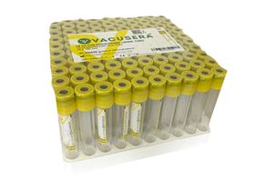 Пробирка Vacusera для сбора проб мочи 10 мл, 16*100 мм с хлоргексидином, 100 шт/упаковка, Турция ("Дисера Тибби Малземе Лоджистик Сан. ве Тик. А.С.") 236820