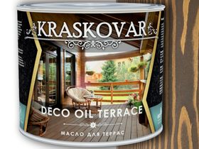 Масло для террас "Kraskovar Deco Oil Terrace" (2,2 л) Палисандр