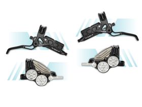 Гидравлические тормозa Lewis EB 20-21 . Четырёхпоршневые (чёрный)