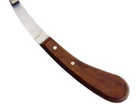 Нож 19865 копытный правосторонний деревянная ручка QMV