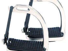 Стремена 5551 безопасные на резинках (черн)V