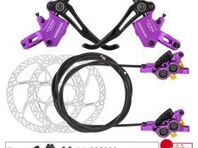 Гидравлические тормоза четырехпоршневые IIIPRO R2X4 (фиолетовый)