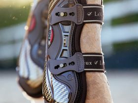 Ногавки 3360-L LeMieux EXO-FLEX перед,стан (коричн/золото)V