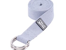 Ремешок для йоги 243 см, серый