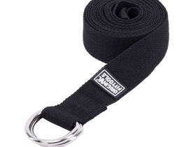 Ремешок для йоги 304 см, черный