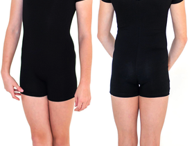 Комбинезон гимнастический. Короткий рукав