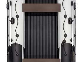 Лодка ПВХ РИВЬЕРА 4300 Килевое надувное дно "Комби" светло-серый/черный