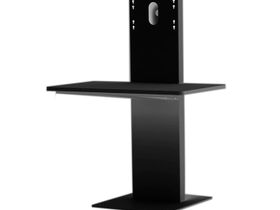 АТОЛ КСО 3210/3212. Напольная стойка со столешницей, чёрная