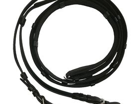 Повод 10018 BG тесьма с ограничителями (черн)