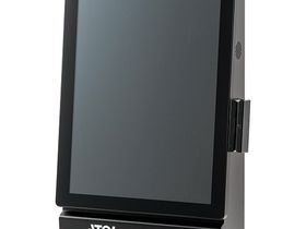 Касса самообслуживания АТОЛ КСО 3210 чёрная (21,5", N100, SSD, 8/128GB), без Wi-Fi, с ОС, Frontol, Ind., 2хРозетка, Кр. ФР., MSR, cam.