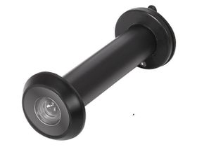 Глазок дверной Fuaro оптика DV 4/130-70/Z BL черный 43155 круглый