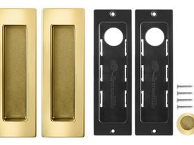 Ручка для раздвижных дверей  2шт SH153 URB GOLD-24 золото 24К (35761) (ARMADILLO)