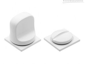 LUX-WC-SH NERO,завертка сантехническая