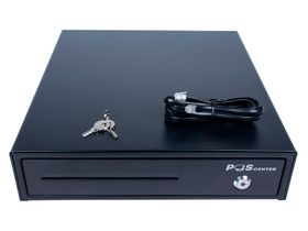 Денежный ящик POScenter 13L 335x368x80 распайка для "ШТРИХ-М", черный