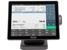 POS-монитор сенсорный Poscenter EVA-150 Pro (15", 1024х768, PCAP, VGA, HDMI, JPOS-MSR)