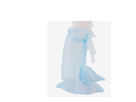 Бахилы высокие из нетканого материала спанбонд, плотность 42 г/м2, 15 пар/упаковка, нестерильные, Россия (Гекса-нетканые материалы)