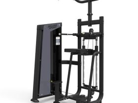 Гравитрон. Турник, брусья с противовесом JAGUAR-SPORT JS-FH-09 (Чёрный цвет), Стек 100 кг