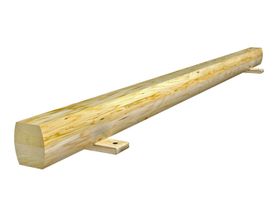 Бревно гимнастическое L=3000 на деревянных опорах