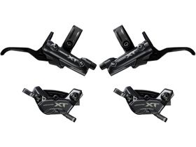 Гидравлические тормоза Shimano XT M8220 с радиатором.  4 поршня. пара