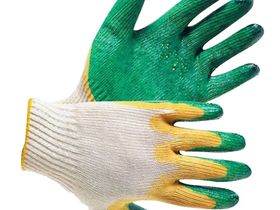 Перчатки х/б  с двойным латексным обливом