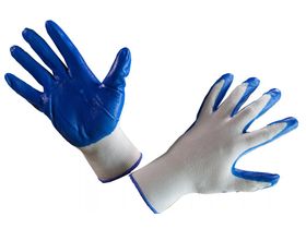 Перчатки нейлоновые с нитриловым покрытием