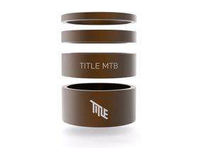 Набор проставочных колец на вилку TITLE (Коричневый)