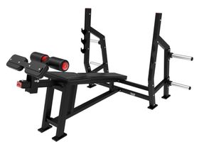 Скамья для жима олимпийская с обратным наклоном  JAGUAR-SPORT HammerMax-5043