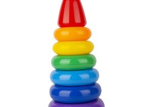 Пирамидка "Радужная", 42 см