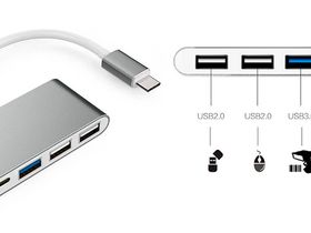 Разветвитель USB EvoHub (Эвохаб) Type C-3xUSB