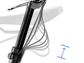 Защита подседельного штыря (дрропера) LiLioo JY-0123 (100-125 мм)