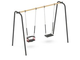 Качели Романа. Двойные с разными сиденьями