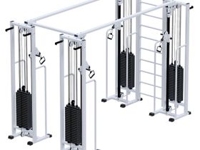 Тренажер Потапова (стек 4х100кг) JAGUAR-SPORT AR081.4х2400