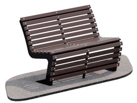 Скамейка парковая Пируэт (длина 1200мм) JAGUAR-SPORT ARLS011.1