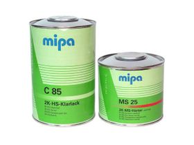 MIPA Лак HS C85 + отв. Высокая прочность и глянец (24ч ) 1л+0,5л