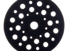 WOOSTE Прокладка защитная для шлифмашинки 1мм, 17 отв. 150мм