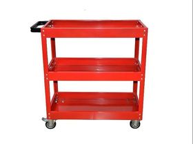 Стол для инструмента на колесиках металл красный Китай