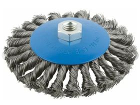 Корщетка на УШМ тарельчатая стальная М14 125мм