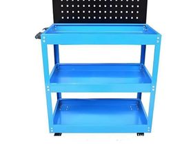 Стол для инструмента на колесиках металл синий Китай