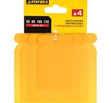 STAYER Набор шпателей пластмассовые ЯПОНЧИК 50/80/100/120мм