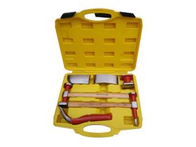 Набор для рихтовки, 6 предметов, желтый чемодан Китай