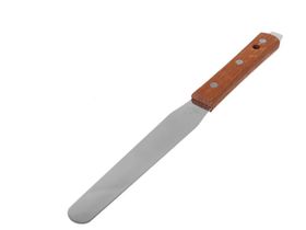 Лопатка для размешивания краски с открывашкой (деревянная ручка)