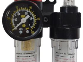 AFC-2000 Масловлагоотделитель с манометром две колбы