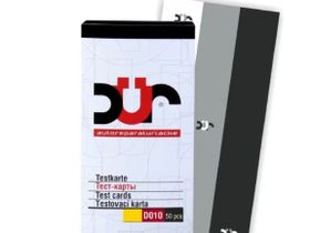 DUR Тест пластины картон, 3-x цветный 50 листов