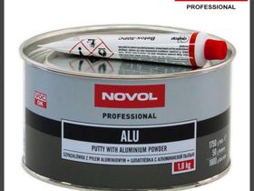 NOVOL Шпатлевка с алюминиевой пылью ALU серая 1,8 кг