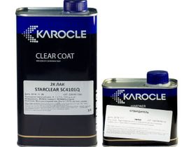 KAROCLE Лак STARCLEAR SC 4101 Q 4 Литра 4:1 Быстрый (1.5ч) + отв. SCH 41 1л. 1\4 шт..