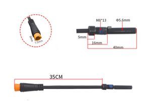 Провод AKANTOR 3D для тормозов. 35 см