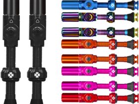 Ниппель для бескамерных колес MUC-OFF BIG BORE HYBRID. 35 мм (красный)