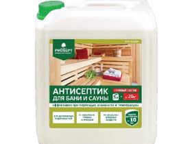 Антисептик для бани, сауны Prosept ECO Sauna биозащита для дерева, 5 л